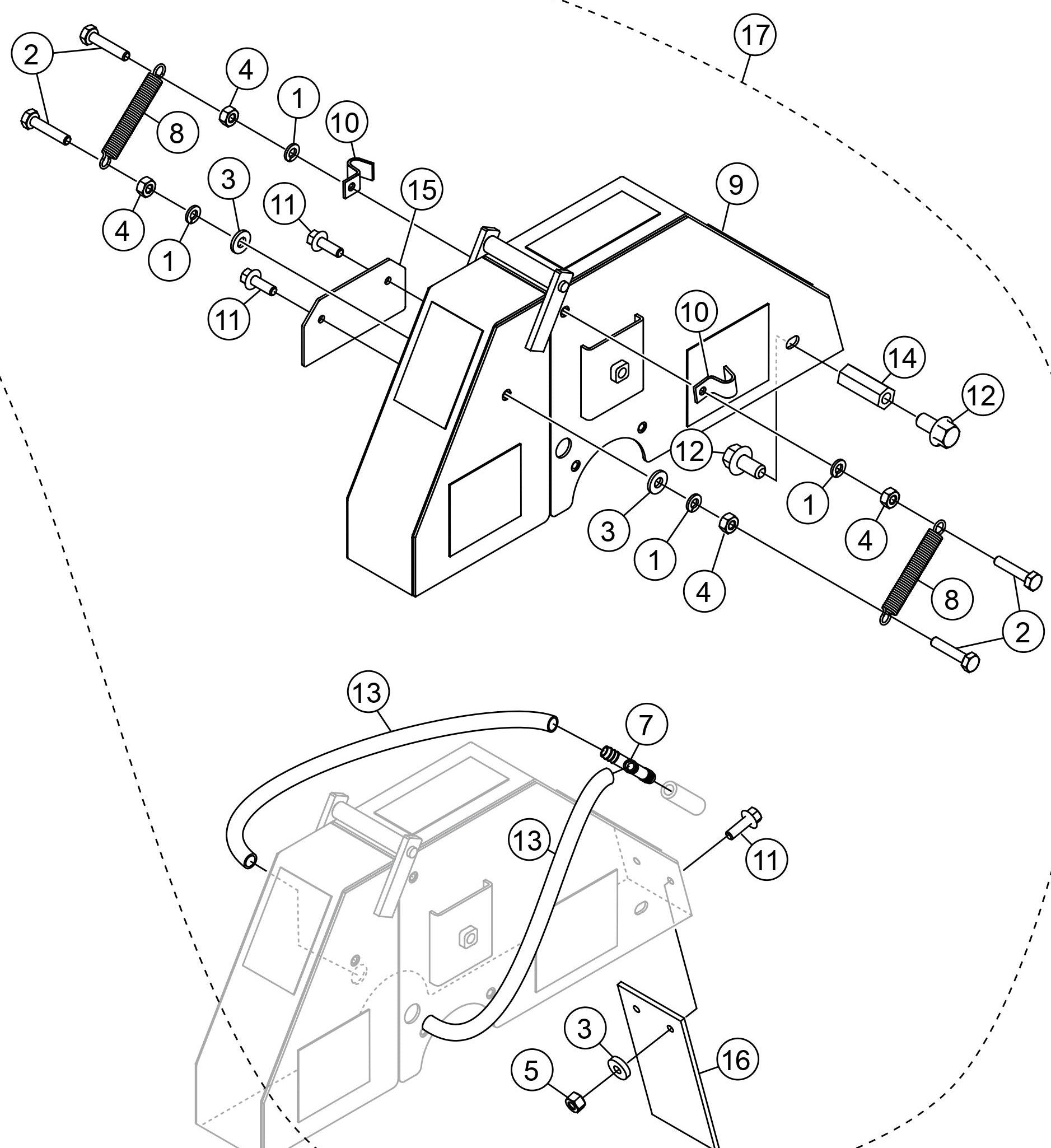 SP118 Blade Guard Assembly Parts