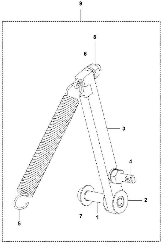 Blade Release Arm Assembly Parts for Soff Cut 150 Saw by Husqvarna