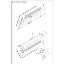 Blade Guard Flush - Gable Section Parts For WS 440 HF By Husqvarna