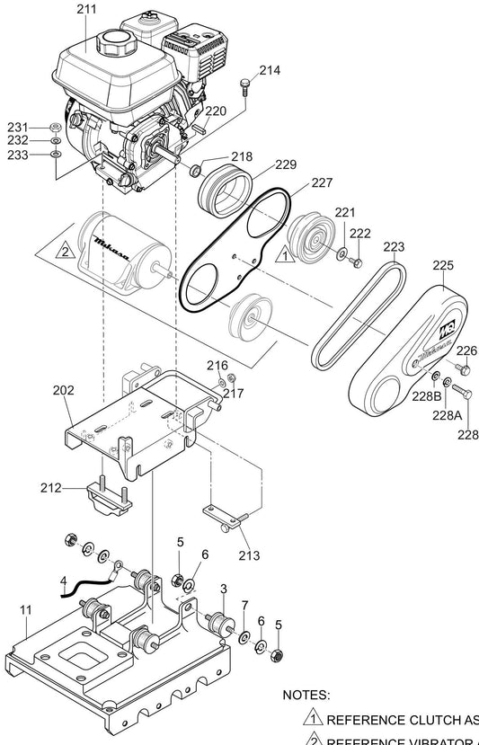 MVB85H Body Assembly Parts