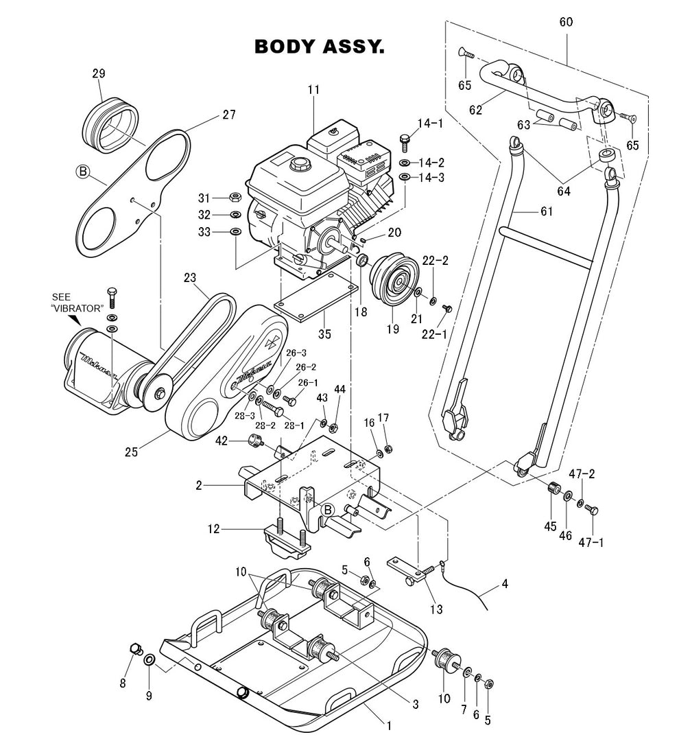 MVC82VGV, MVC82VGVW Body Assembly Parts