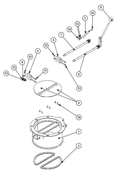 BMG 2200RC Valve Assembly Parts By Husqvarna