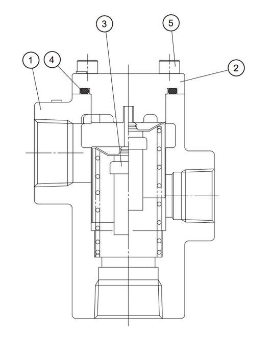 Bypass Thermo Valve Assembly Parts-DIS100SSK4F KUBOTA D1005-E4B DIESEL ENGINE