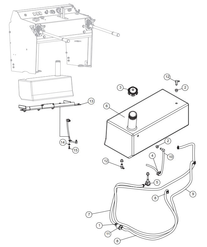 Fuel Assembly Parts-PS706016, PS706020, PS706026, PS706030, PS706036 DEUTZ BF3L2011 DIESEL ENGINE