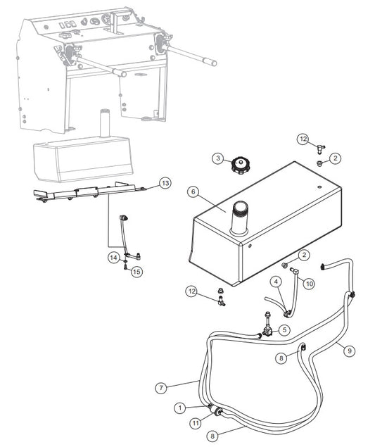 Fuel Assembly Parts-PS706016, PS706020, PS706026, PS706030, PS706036 DEUTZ BF3L2011 DIESEL ENGINE