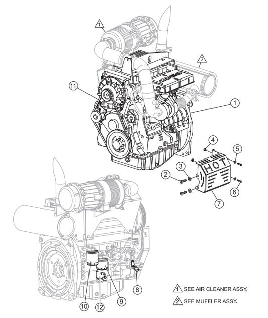 Engine Assembly Parts-PS706016, PS706020, PS706026, PS706030, PS706036 DEUTZ BF3L2011 DIESEL ENGINE