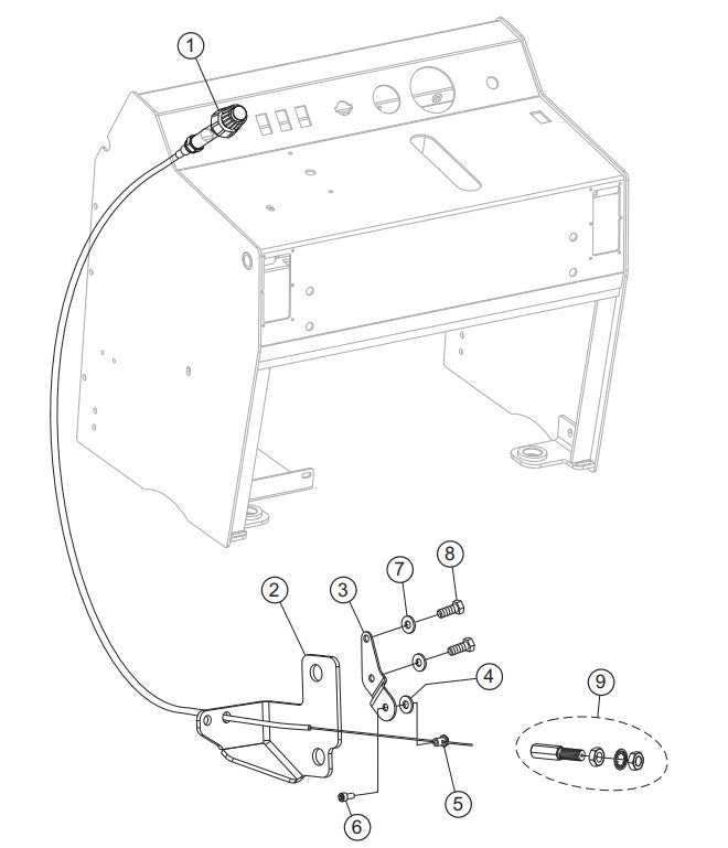 Throttle Control Assembly Parts-PS706016, PS706020, PS706026, PS706030, PS706036 DEUTZ BF3L2011 DIESEL ENGINE