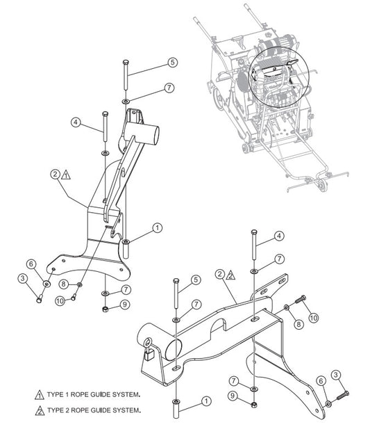 Lift Bail Assembly Parts-PS706016, PS706020, PS706026, PS706030, PS706036 DEUTZ BF3L2011 DIESEL ENGINE