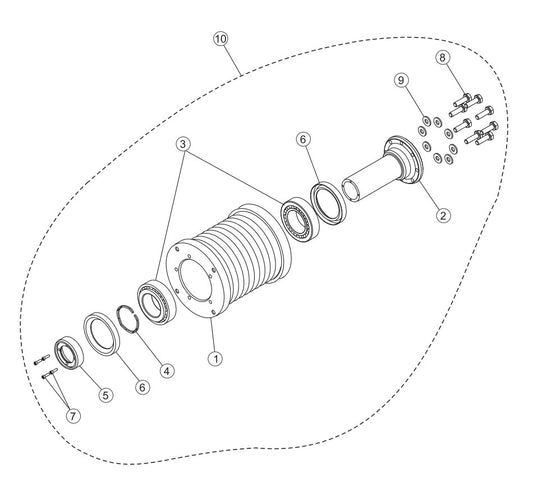 Drive Pulley Assembly Parts-PS706016, PS706020, PS706026, PS706030, PS706036 DEUTZ BF3L2011 DIESEL ENGINE