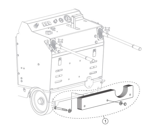Optional Weight Kit Assembly Parts-PS706016, PS706020, PS706026, PS706030, PS706036 DEUTZ BF3L2011 DIESEL ENGINE