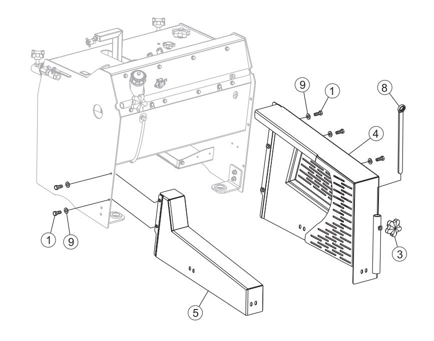 Belt and Engine Guards Assembly Parts-PS706016, PS706020, PS706026, PS706030, PS706036 DEUTZ BF3L2011 DIESEL ENGINE