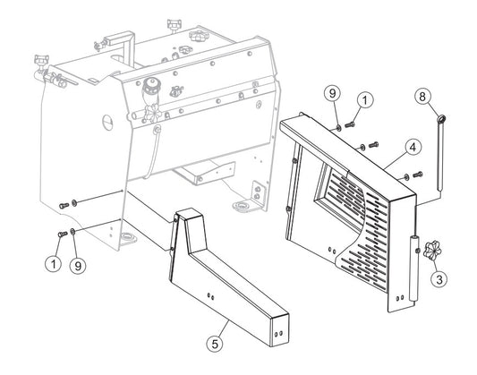 Belt and Engine Guards Assembly Parts-PS706016, PS706020, PS706026, PS706030, PS706036 DEUTZ BF3L2011 DIESEL ENGINE