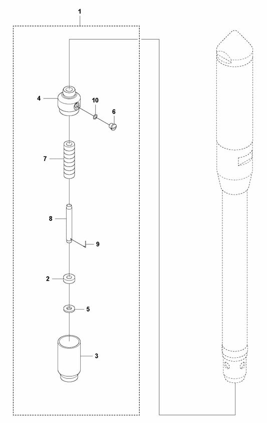 AY 157 SN 481 Lubricator Assembly Parts by Husqvarna