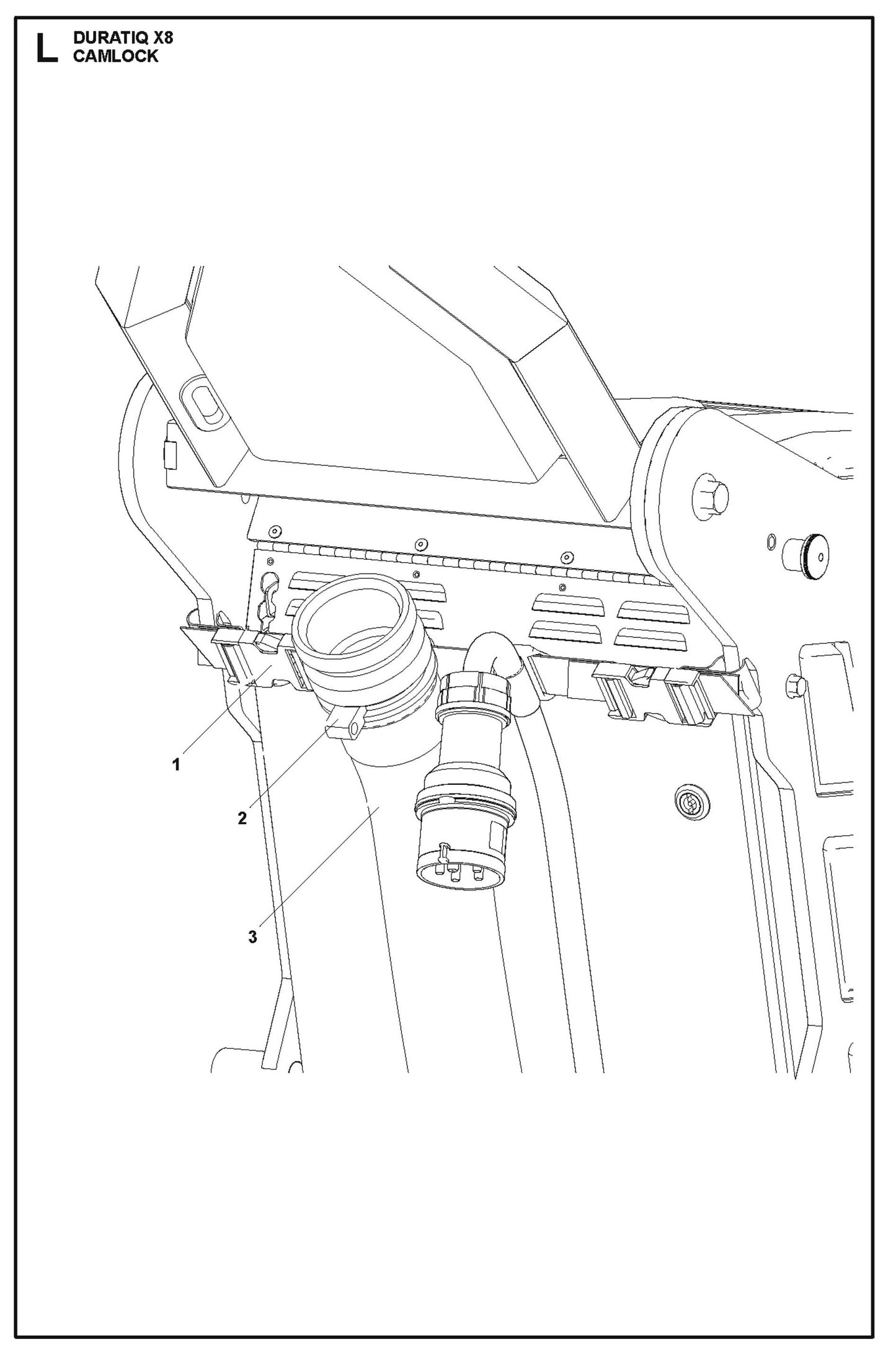 Camlock Parts For HTC X8 By Husqvarna