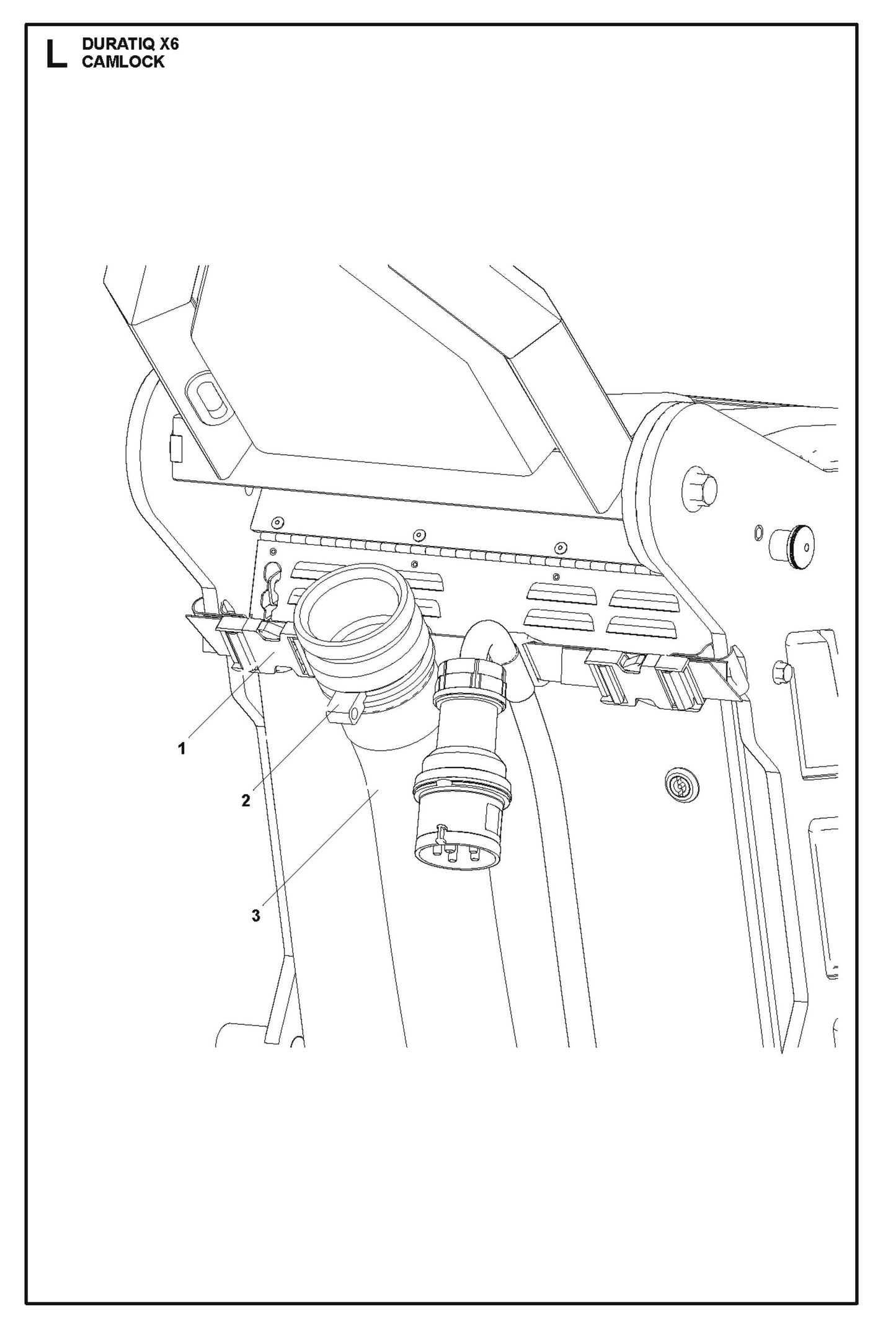 Camlock Parts For HTC X6 By Husqvarna