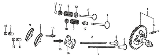 Honda GX390K1QWT2 Engine Camshaft Assembly Parts For SP2 CE13H20 SCE13H20 SCE20H20 By Multiquip
