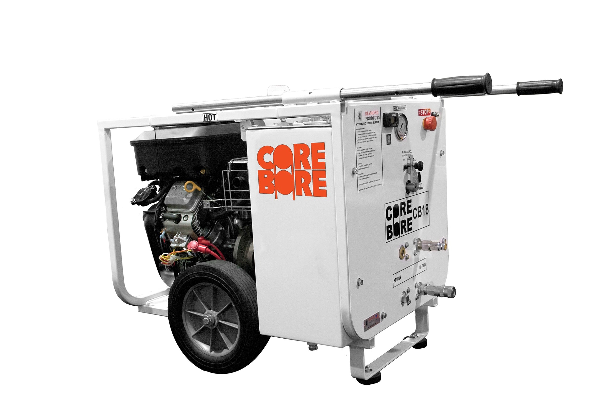 3201654 Valve, Flow Control for CB18BV-XL Hydraulic Power Unit  Core Cut by Diamond Products