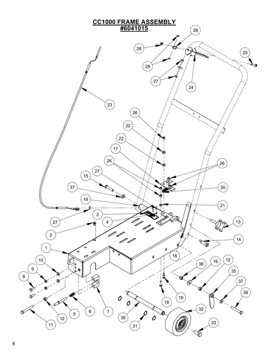 CC1000 Frame Assembly Parts