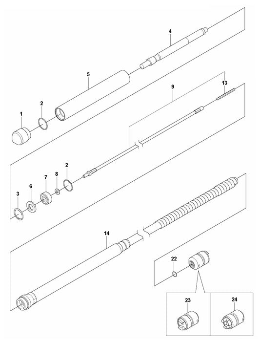 AA 67 Complete Product Assembly Parts by Husqvarna