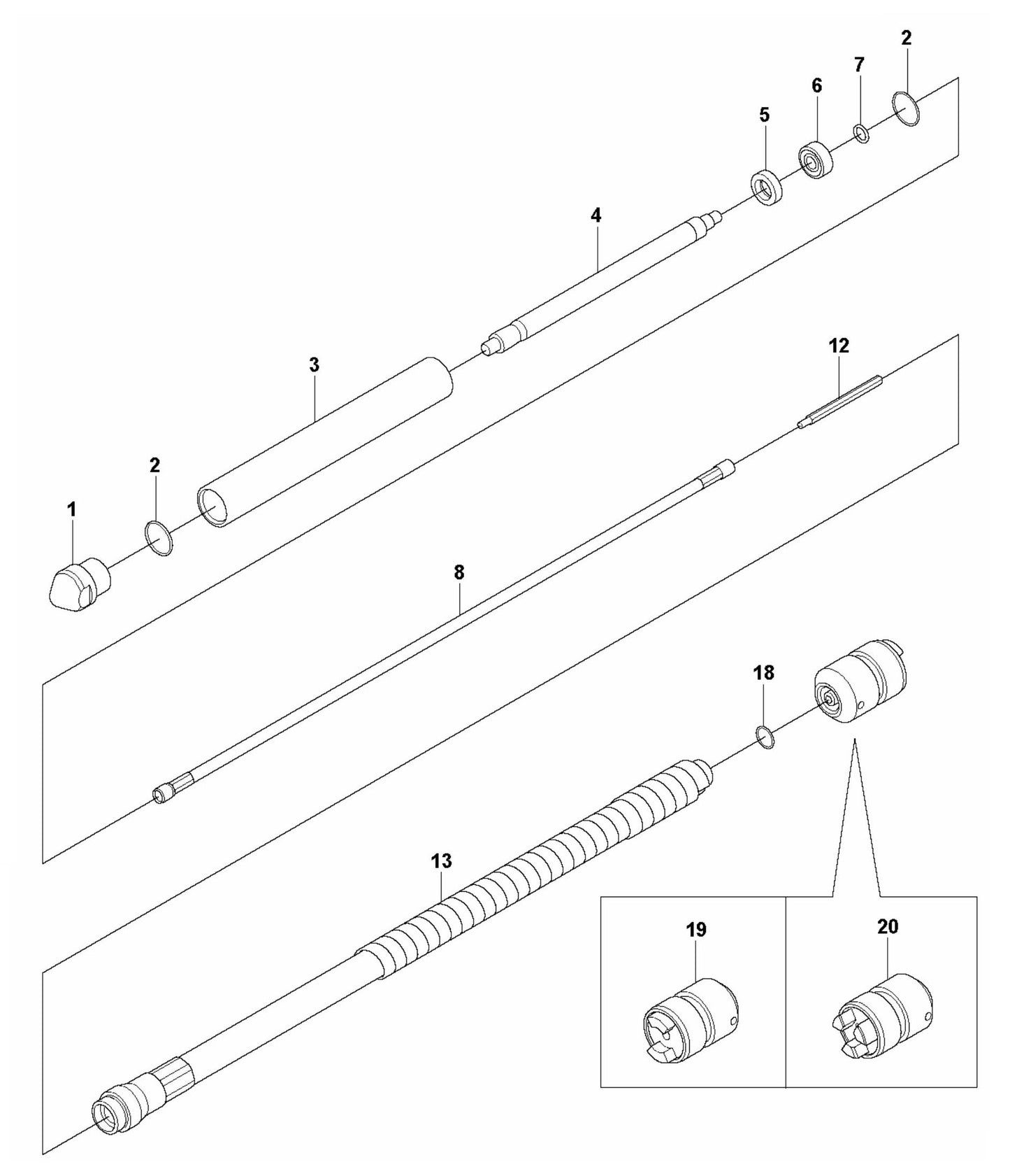 AZ 56 Complete Product Assembly Parts by Husqvarna