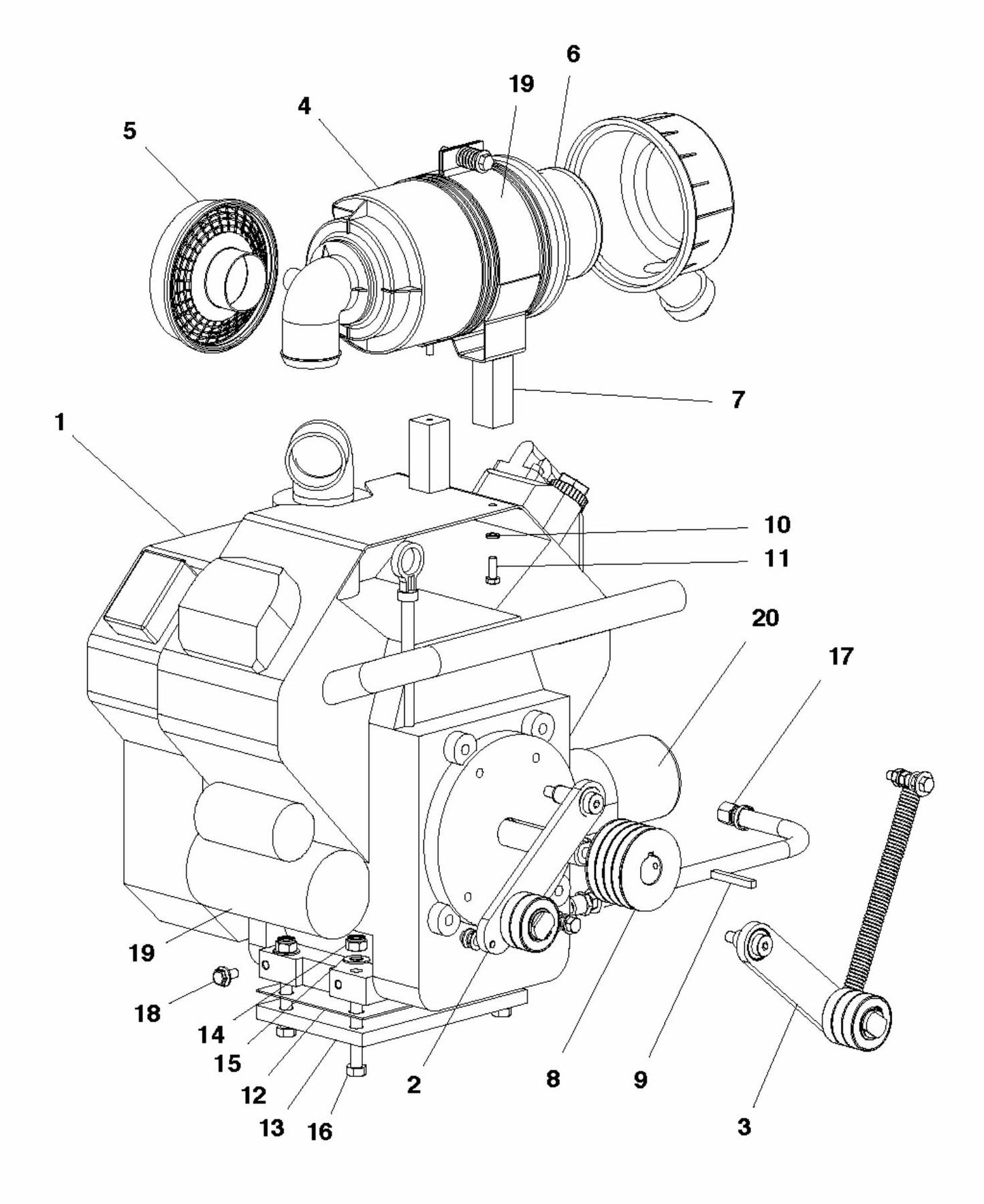 Soff Cut 4000, 2015-10 Engine Assembly Parts by Husqvarna