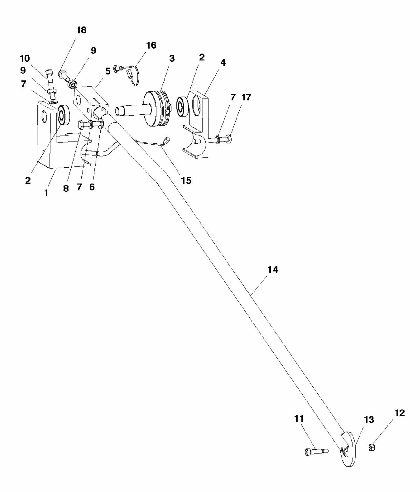 Soff Cut 4000, 2015-10 Guide Arm Assembly Parts by Husqvarna