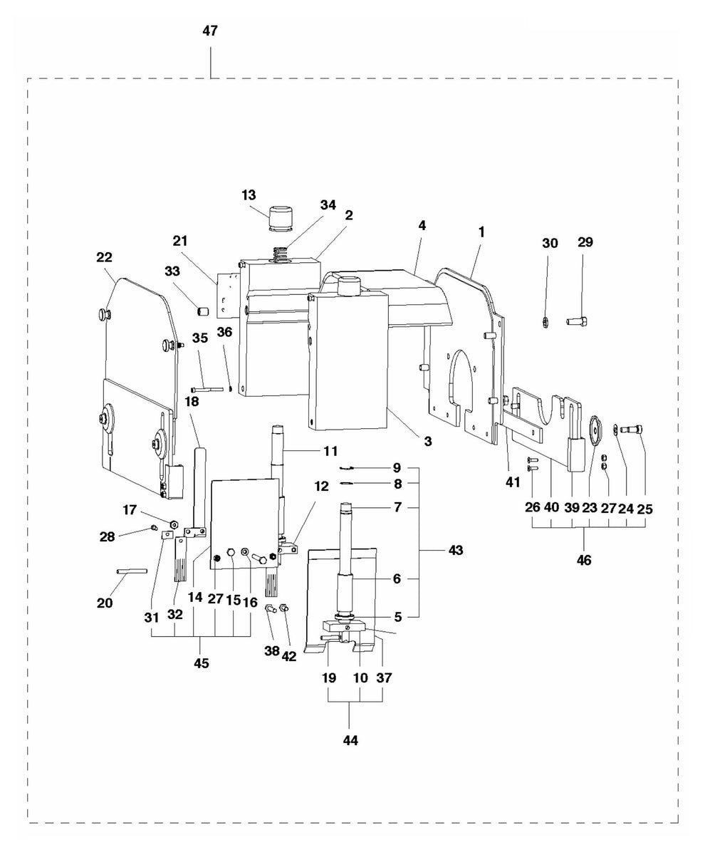 Soff Cut 4000, 2015-10 Blade Housing Assembly Parts by Husqvarna
