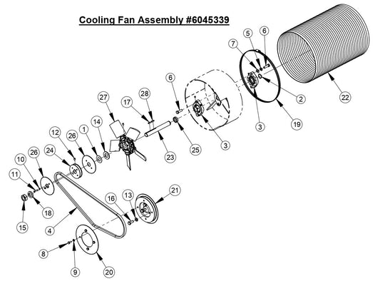 CC4144D Cooling Fan Assembly