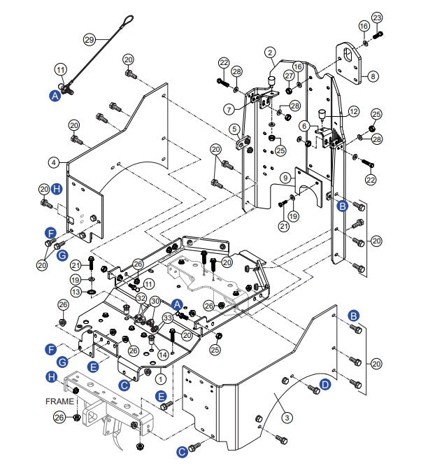 Chassis Rear Assembly Parts-RX 1575, RX 157533 YANMAR 3TNV80F DIESEL ENGINE