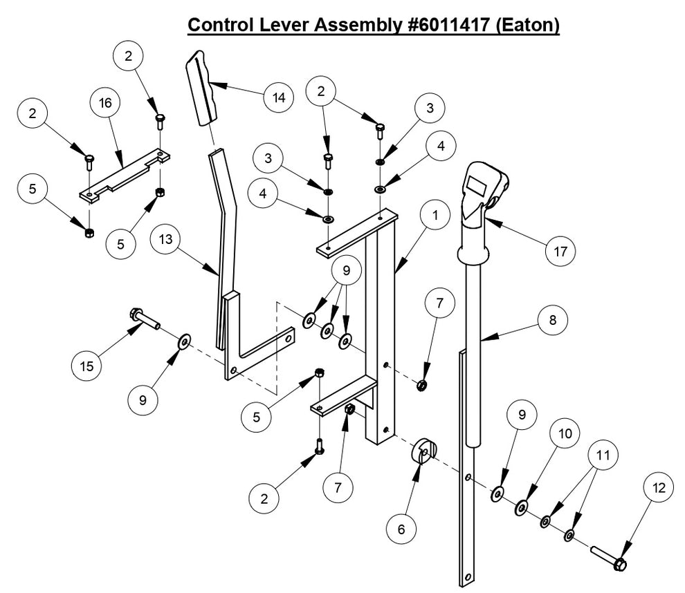 CC3535 Control Lever Assembly