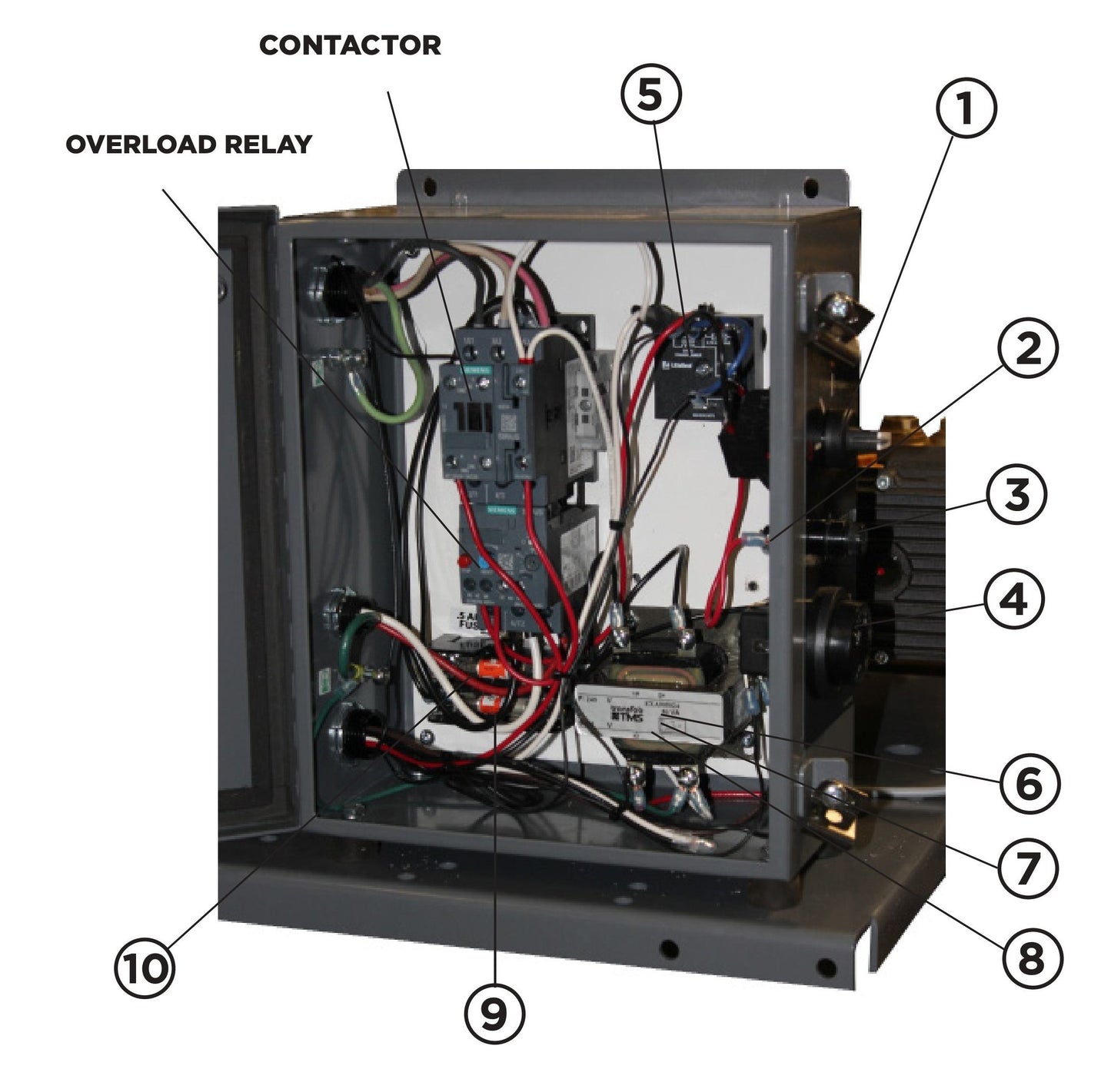 BE HW2775E3CNG Pressure Washer Electrical Box Assembly Parts by BE Power Equipment