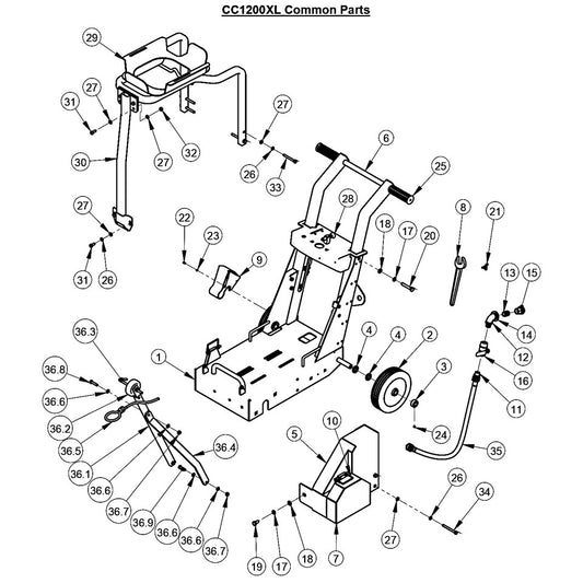CC1200XL Common Parts