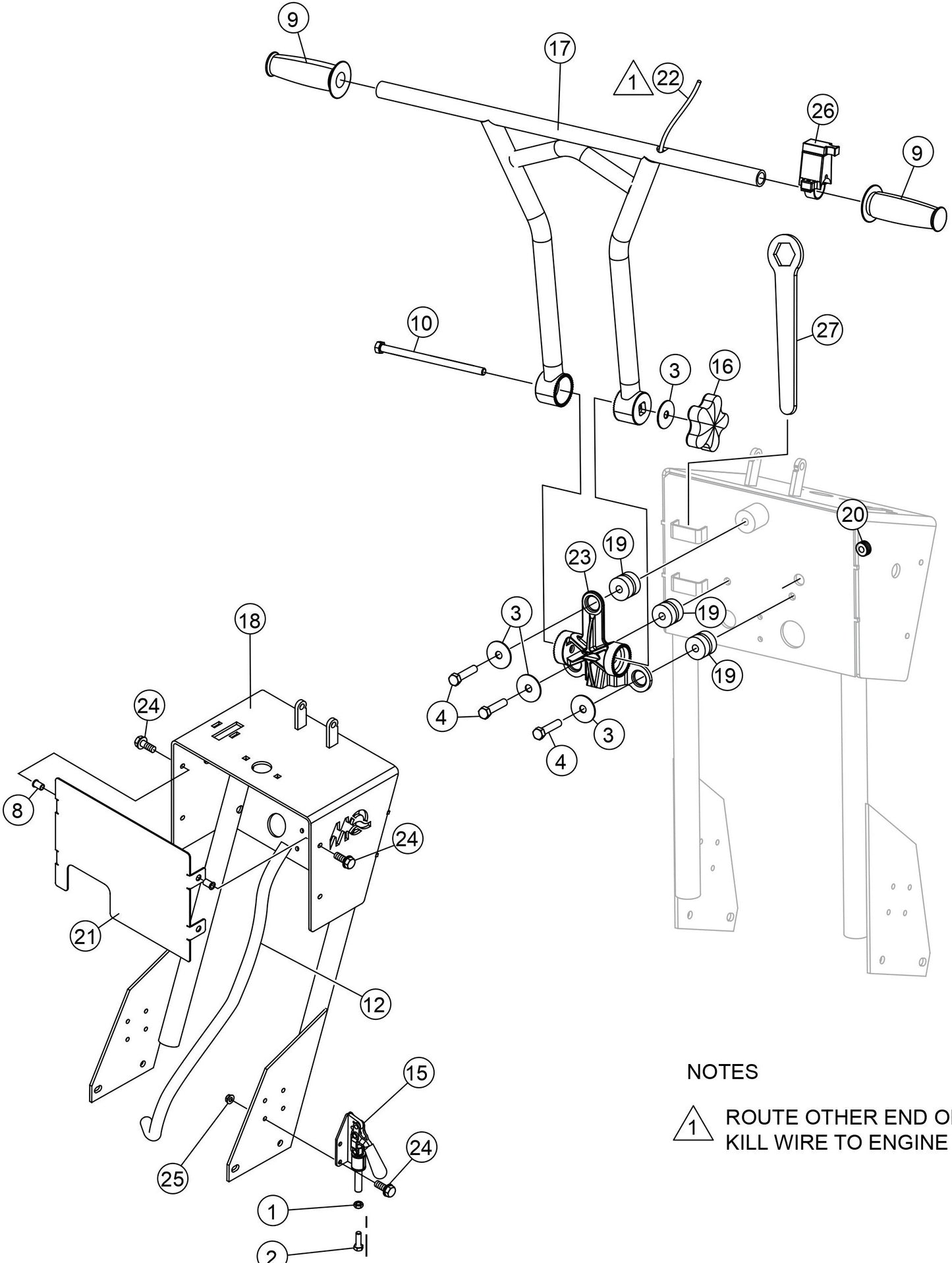 SP118 Console Frame Assembly Parts