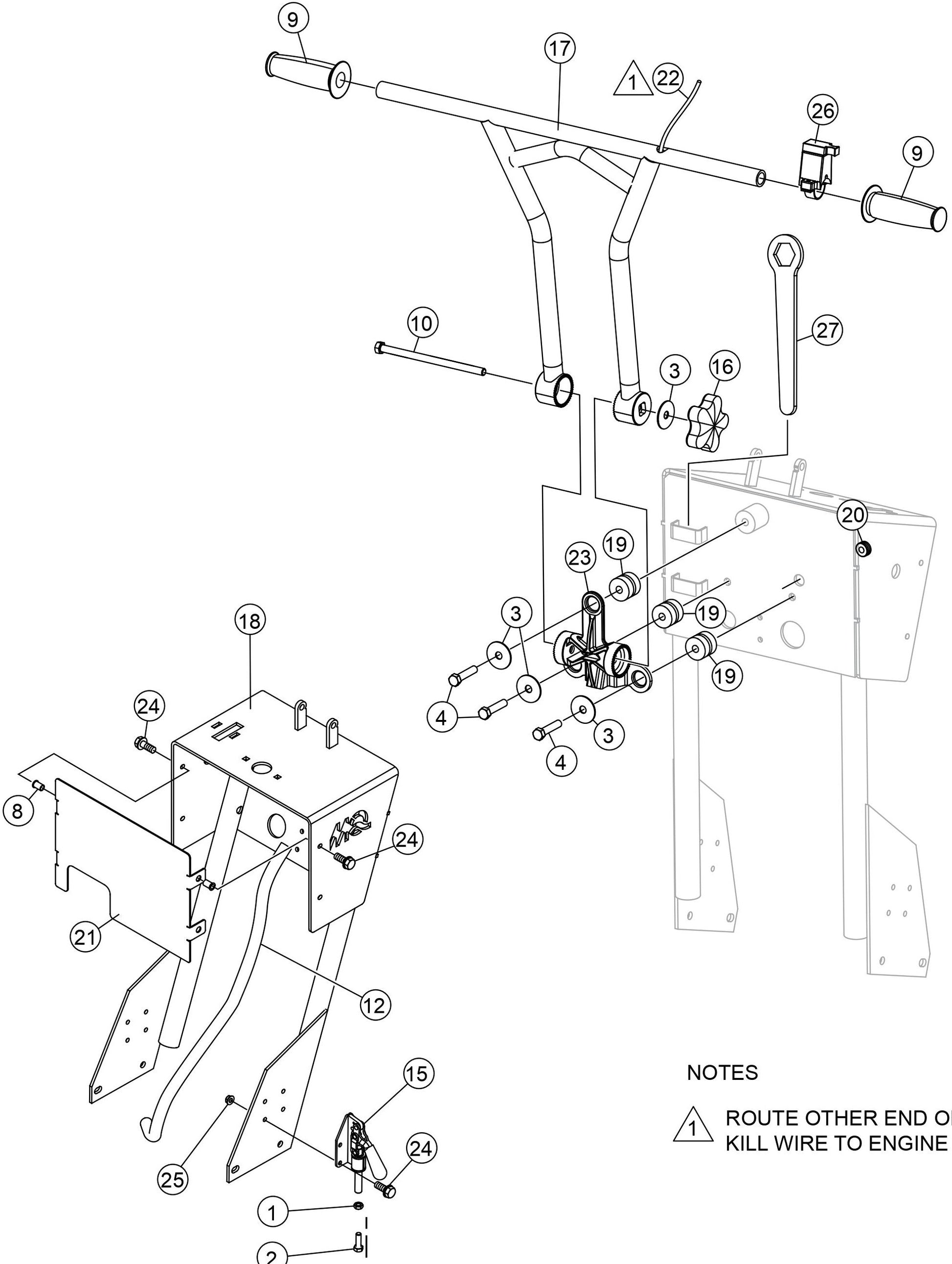 SP118 Console Frame Assembly Parts