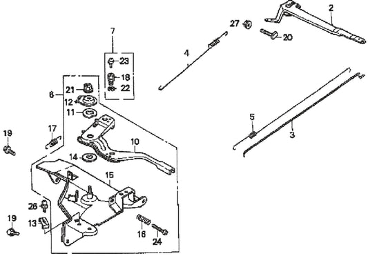 MVH200GH Honda GX240K1SMX2 Engine Control Assembly Parts