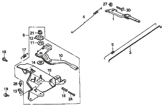 QP301TH HONDA GX240K1PA2 ENGINE ControlAssembly Parts By Multiquip