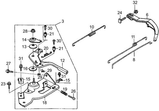 MVB85H Honda GX120UT2SM12 Engine Control Assembly Parts