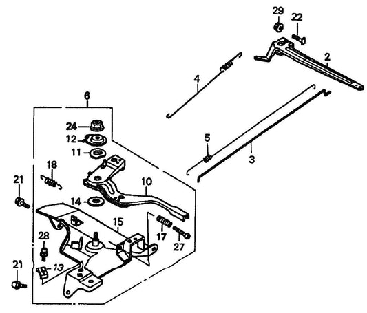 SP118 HONDA GX390U1QWT2  Control Assembly Parts