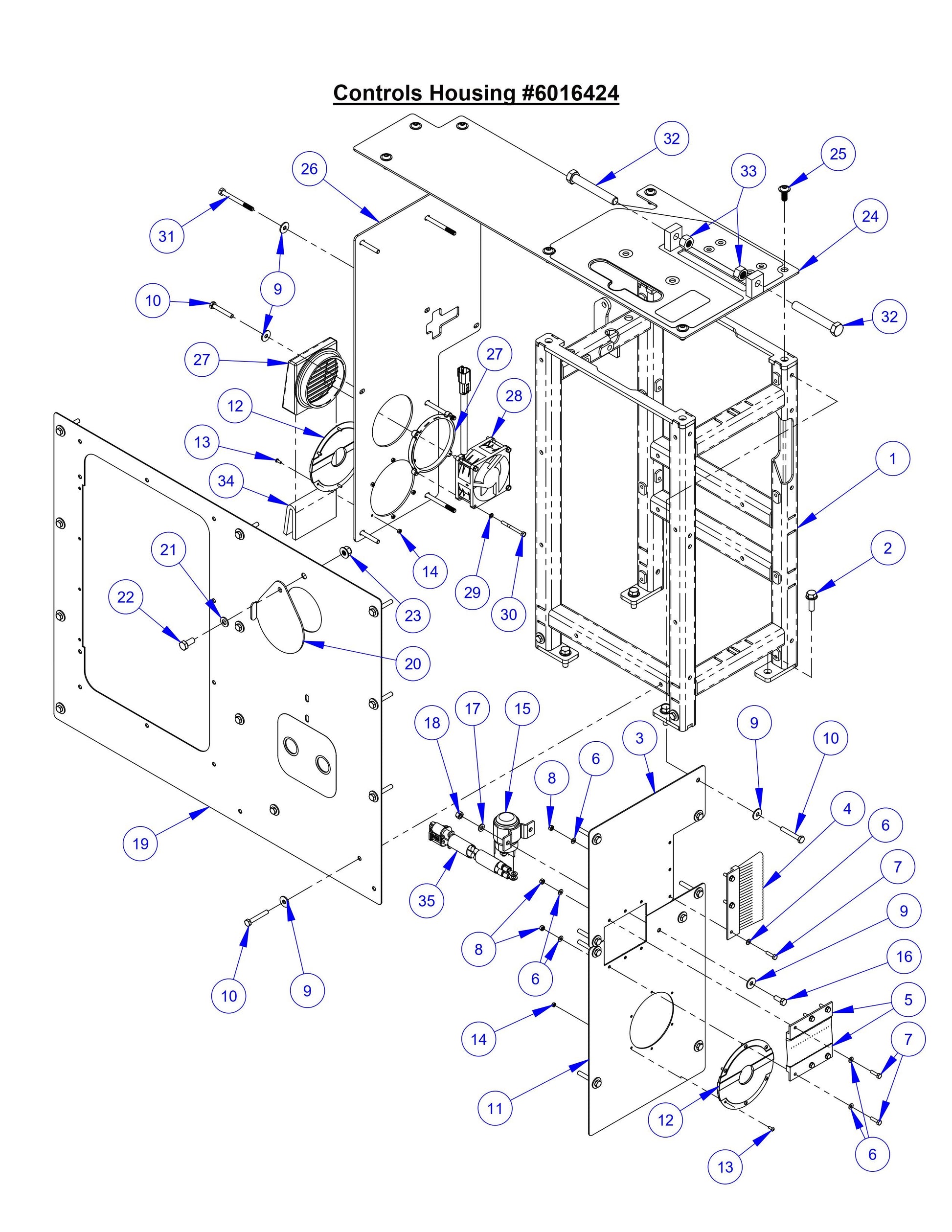 CC8574DD Controls Housing