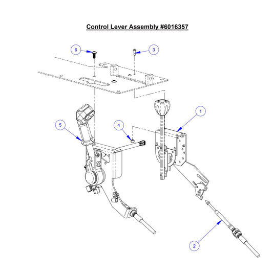 CC8574DD Control Lever Assembly 