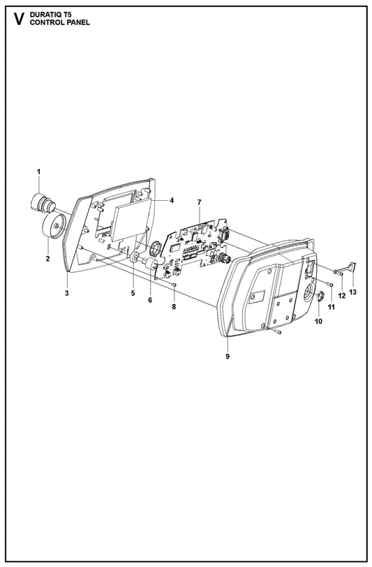Control Panel Parts For HTC T5 (4 kW) By Husqvarna