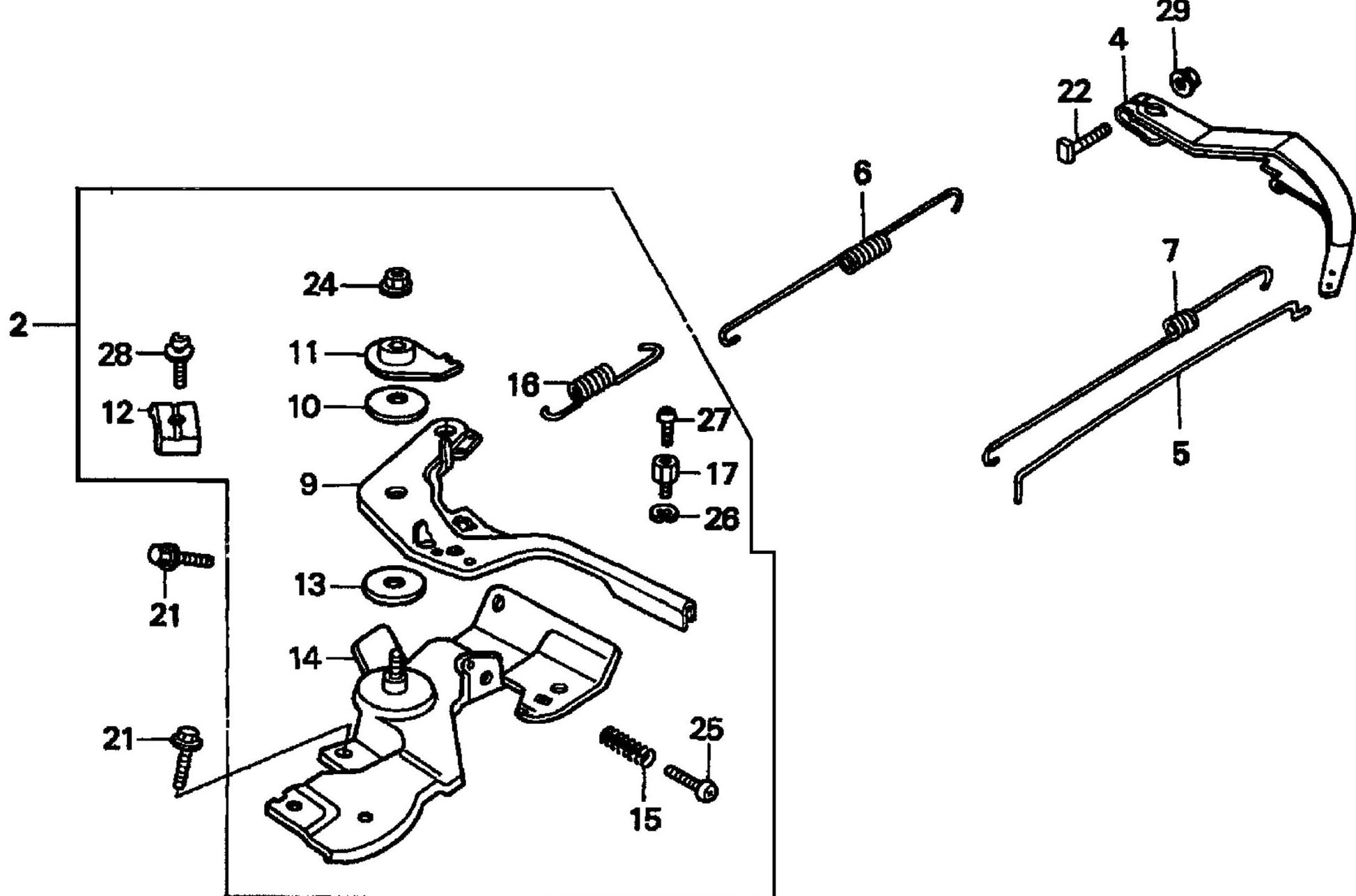 MVC90H Honda GX160K1QMX2/GX160U1QMX2 Engine Control Assembly Parts