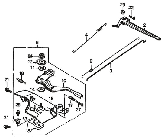 HONDA GX390K1QWT2/GX390U1QWT2 Engine Control Assembly Parts For SP1 Street Pro 1 Series By Multiquip