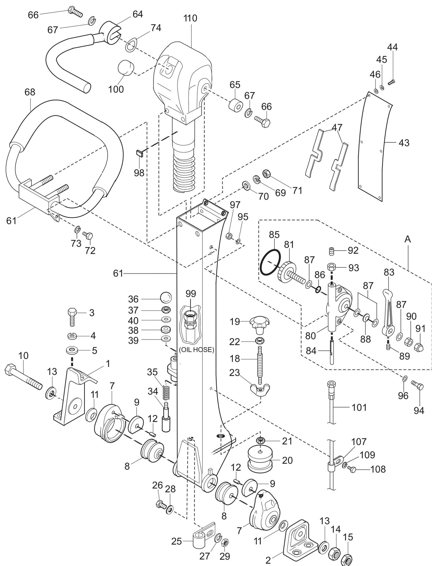 MVH206D Control Assembly Parts
