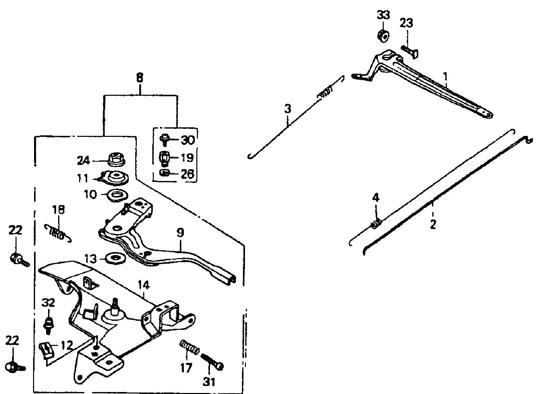 Control  Assembly Parts For MRH800GS HONDA GX390 Series Engine Vibratory Rollers By Multiquip