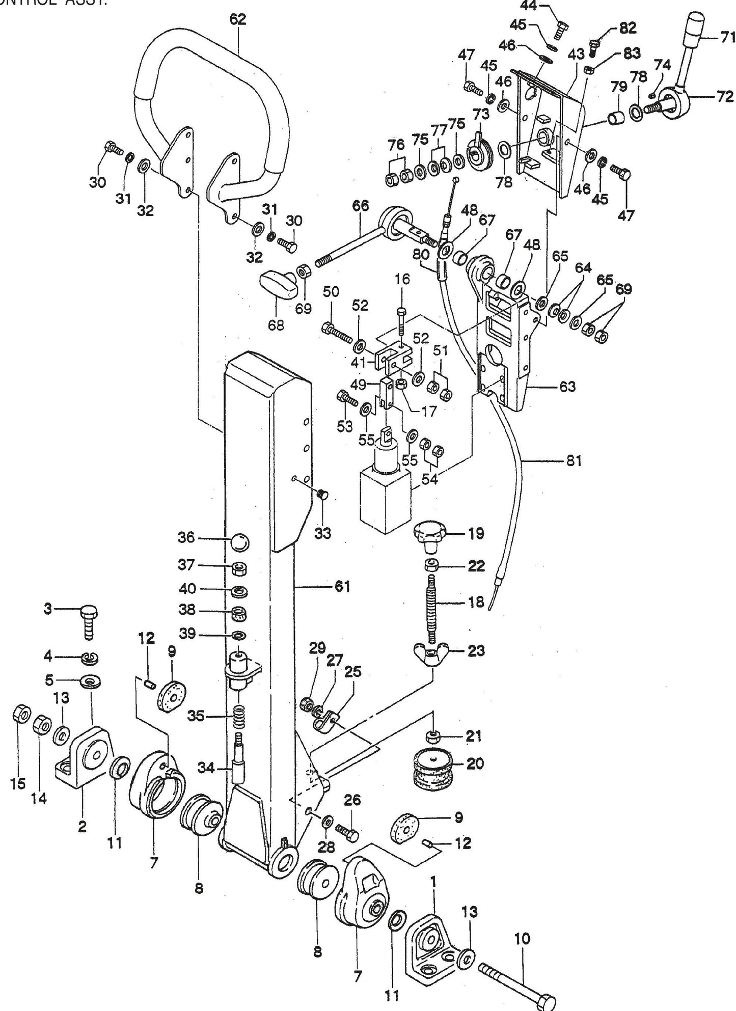 MVH402DSB Control Assembly Parts