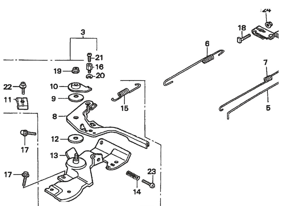 HONDA GX200QXC9 Control Assembly Parts For FCG1 SEries by Multiquips 