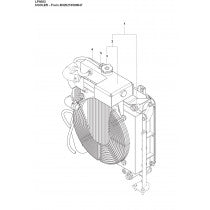 Cooler Parts For LP9505 Trench Roller By Husqvarna