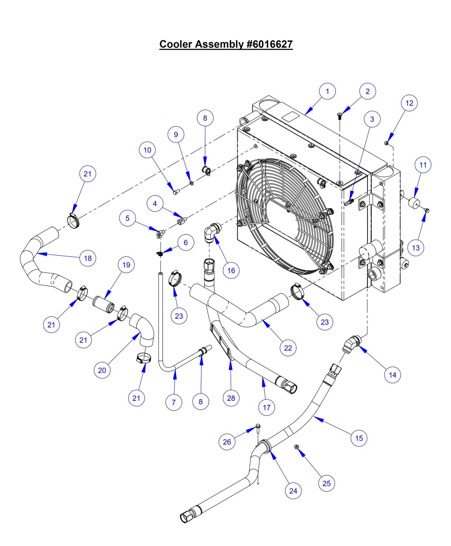 CC8574DD Cooler Assembly 