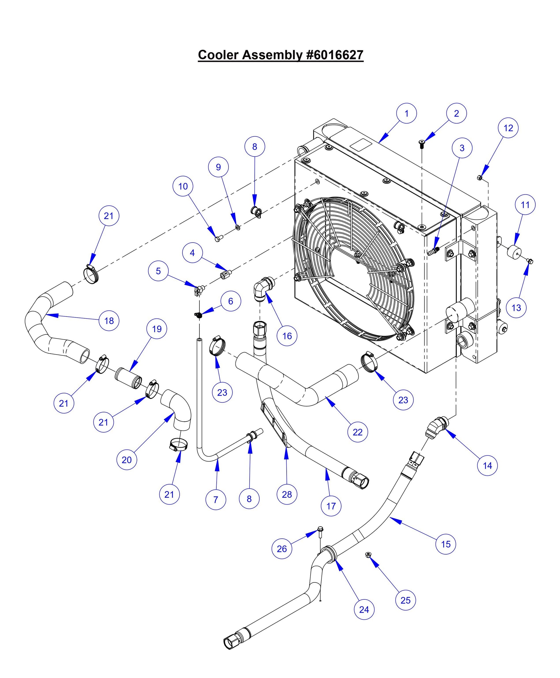 CC8574DD Cooler Assembly 
